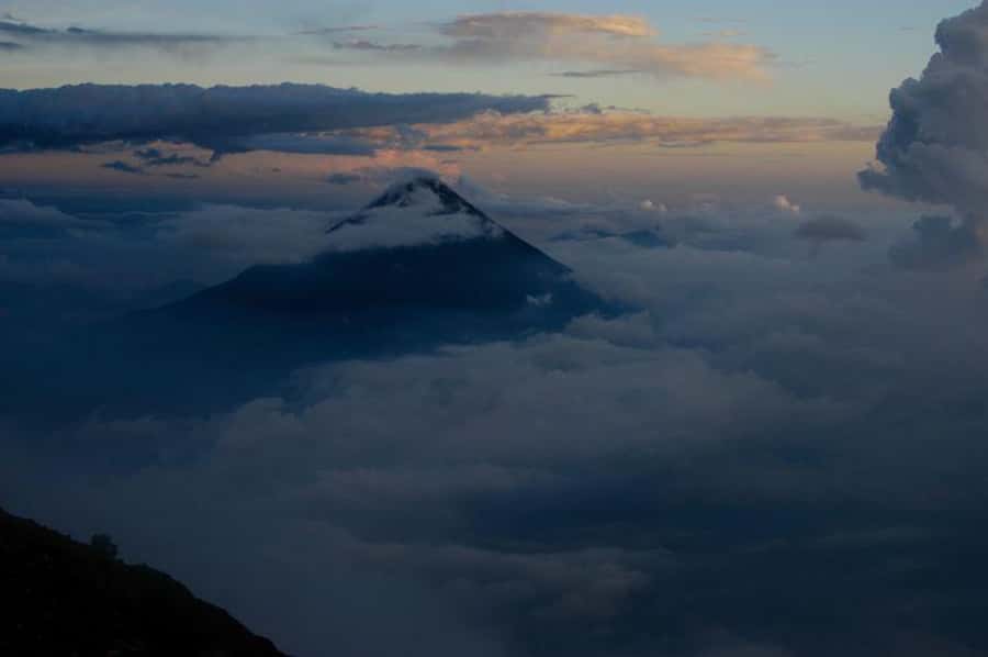 1 Day Acatenango Volcano Hike from Antigua - The three-hour descent to La Soledad