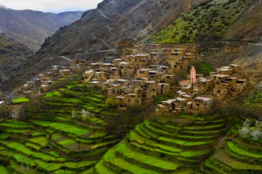 2 Days Desert Agafay and Atlas Mountains Trek From Marrakech - From Marrakech to the Atlas foothills