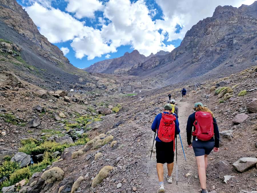 2 Days Mount Toubkal ascent trek via Ait Mizane Valley - Sleeping at Toubkal Refuge at 3,200 meters