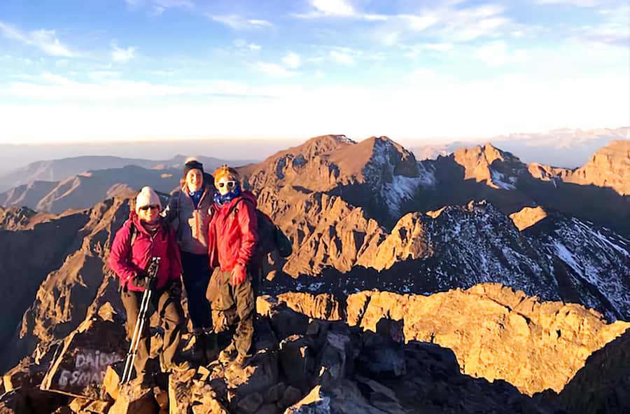 2 Days Mount Toubkal ascent trek via Ait Mizane Valley - The 5:30 am climb toward Toubkal