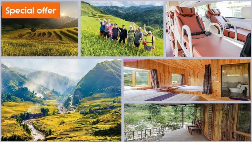 2 Night Lao Chai-Ta Van Homestay- Trekking & Fansipan Visit - The final walk through bamboo forest and Giang Ta Chai