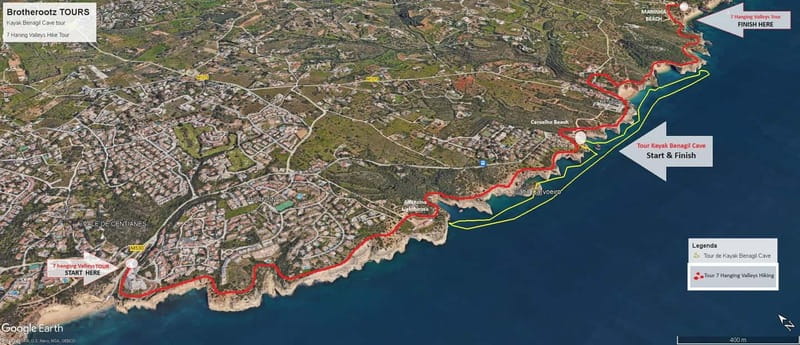 Algarve: 7 Seven Hanging Valley Hike Tour- Photos & Transfer - Carvalho Beach and the route toward Benagil