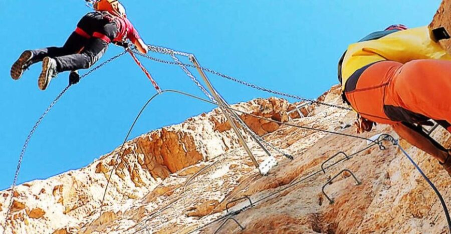 Alicante: Via Ferrata Hike in Redovan - K4 adds 330 meters of height and exposure
