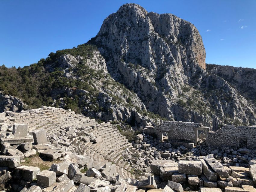 Antalya: Hiking in Termessos Ancient City - The theater above the trees