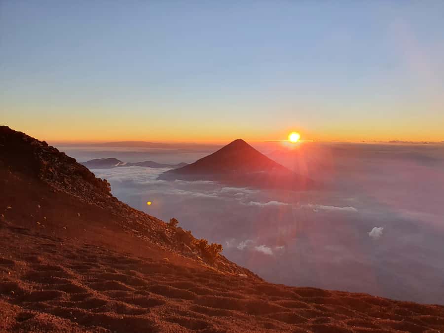 Antigua, Guatemala: Volcano Acatenango Overnight Hiking - Base camp at 3,700 meters