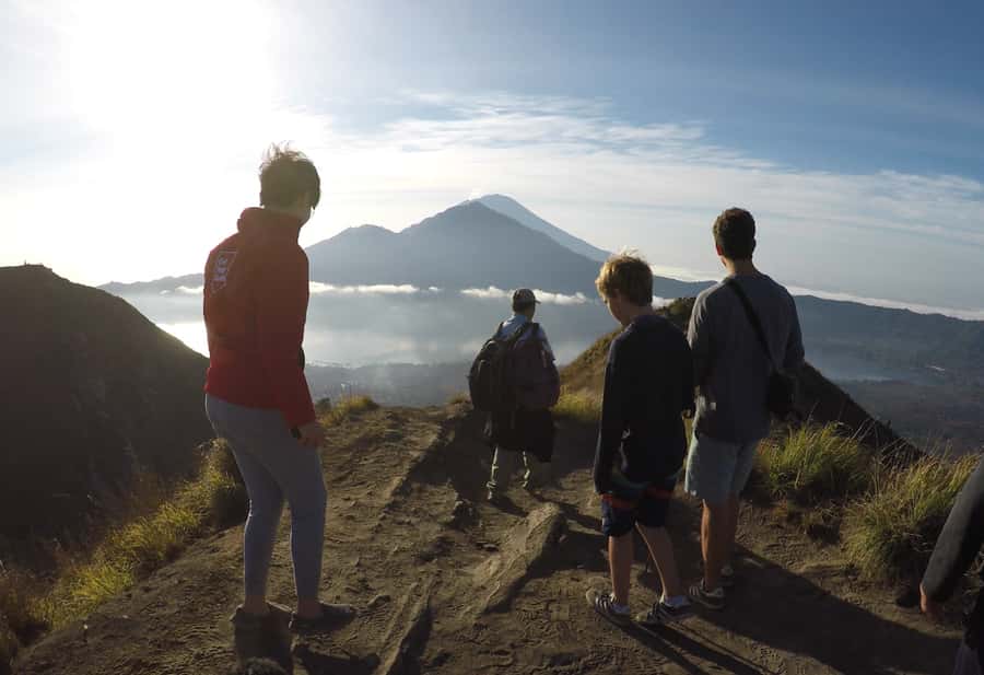 Bali: Mount Batur Sunrise Hike and Hidden Waterfall - Climbing Mount Batur in the dark