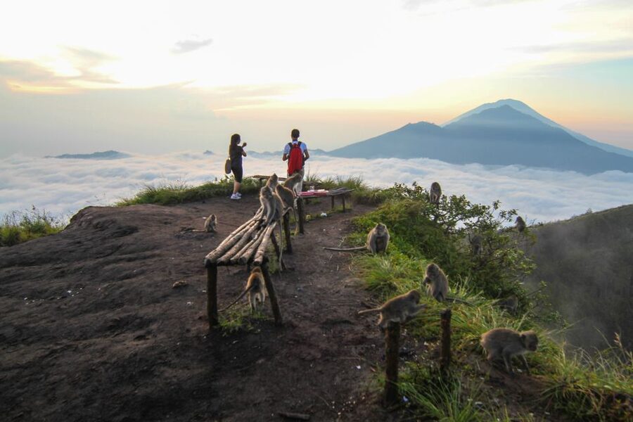 Bali: Mount Batur Sunrise Hike and Hidden Waterfall - The Mt. Batur Lounge after a dusty hike