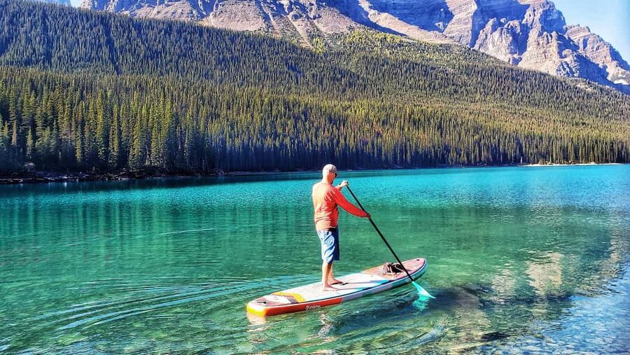 Banff/Canmore Moraine Lake & Lake Louise-Hike/Canoe/Sightsee - The long ride toward Moraine Lake