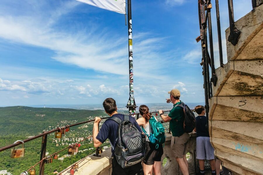 Budapest: Buda Hills Guided Hiking Tour with Optional Lunch - Elizabeth Lookout Tower and the best city views