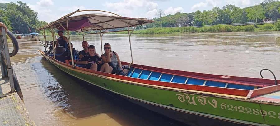 Chiang Rai: 1-Day Trekking and Longtail Boat Trip - Tea plantations, bamboo, and rubber trees