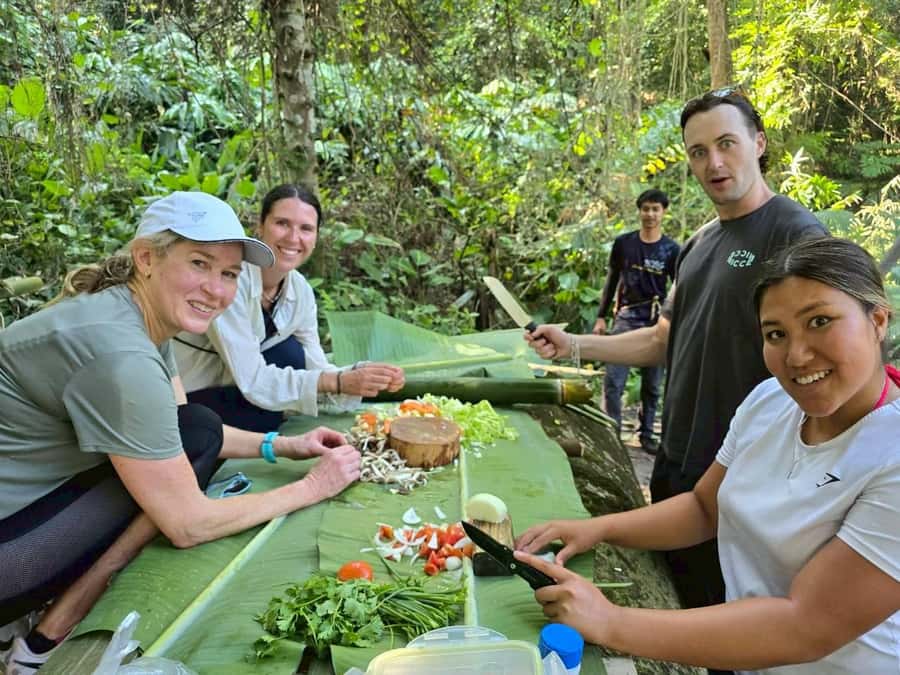 Chiang Rai: Jungle Adventure-Group Trekking & Bamboo Cooking - Villages, farmland, and local life