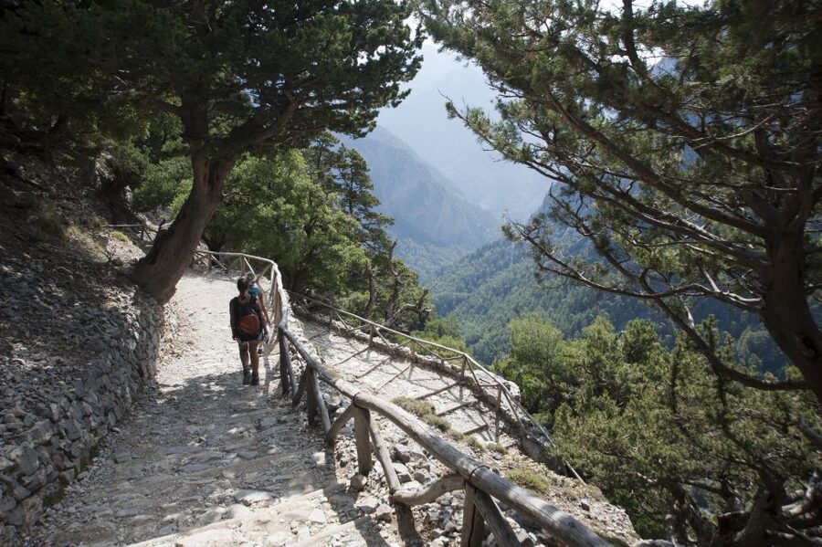 Crete: Samaria Gorge Hike - Walking the Taras River route