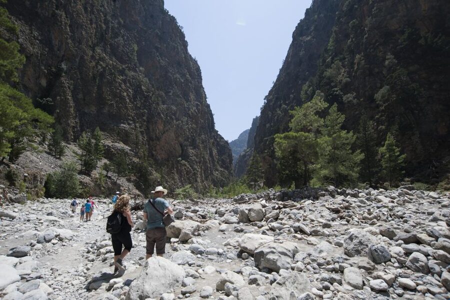Crete: Samaria Gorge Hike - The abandoned village of Samaria