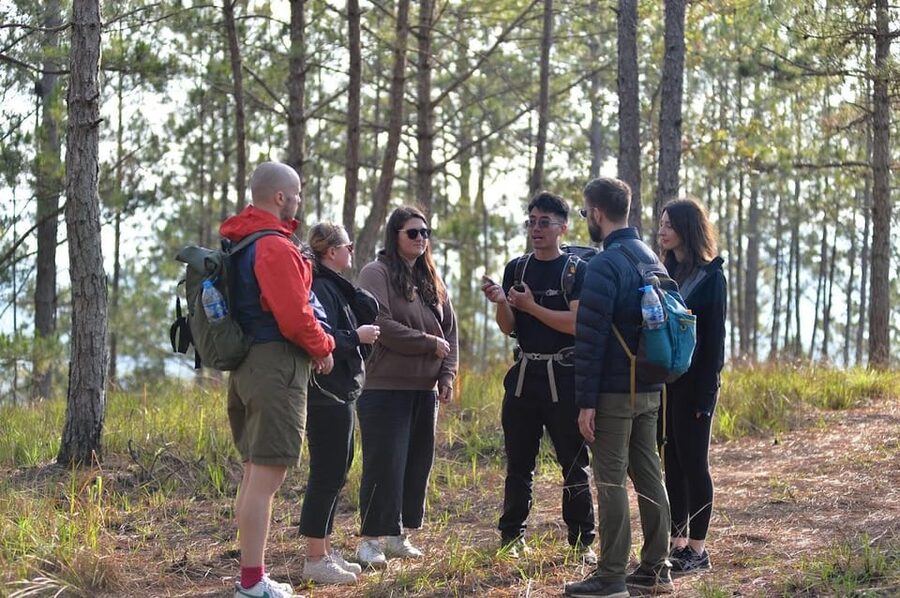 Dalat: Cloud Chasing packaged hike - Sunrise Pickup Included - Coffee, toast, and artichoke tea at the top