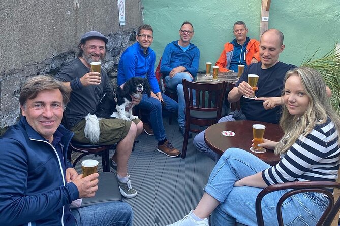 Dublin Coastal Hike, Pints & Puppies Adventure - Finishing with a pint at The Bloody Stream