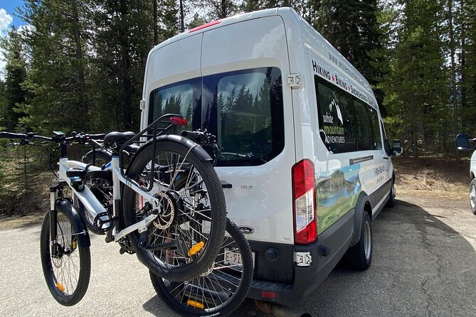 eBike and Hike Banff to Johnston Canyon small group guided program - How the shuttle changes the pace