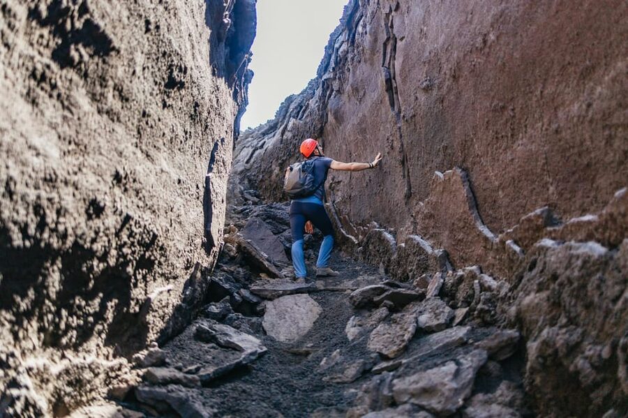 Etna: summit craters trekking with volcano guide 3350mt - Standing beside the Central Crater