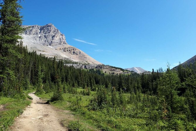 Exclusive Skoki Backcountry Guided Hiking in Lake Louise with Van Shuttle - The scenery comes in layers, not one big viewpoint