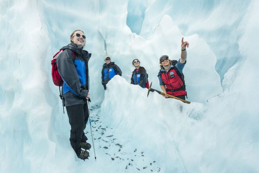 Fox Glacier: Up to 3 Hours Hike with Helicopter Transfer - Up to three hours among blue ice and ice caves