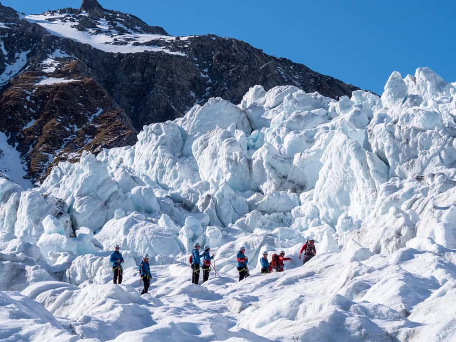 Franz Josef: 2.5 Hour Glacier Hike with Helicopter Transfer - A helicopter entrance to Franz Josef Glacier