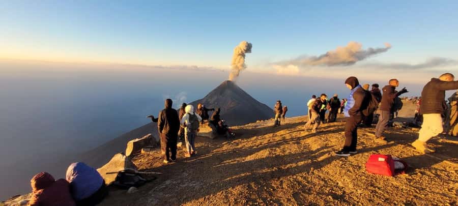From Antigua: Adventure, 2-Day Hiking to Acatenango Volcano - Base camp, shared domes, and a very cold night