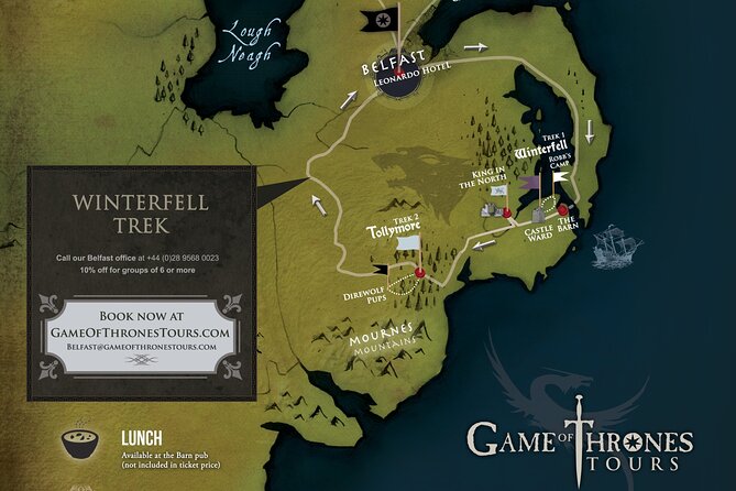 From Belfast: Game of Thrones Winterfell Locations Trek - The ferry ride adds a welcome change of pace