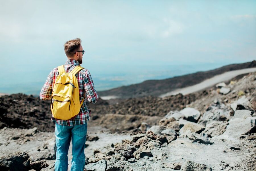From Catania: trek on Mount Etna, Lava Cave & tasting Tour - Walking the inactive craters at 1,986 meters