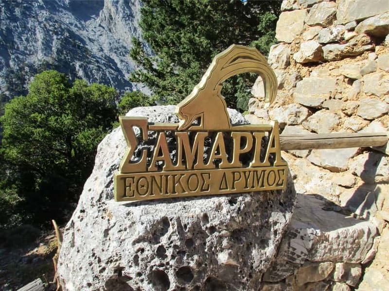 From Chania: Full-Day Samaria Gorge Trek Excursion & Guide - Entering the gorge from the White Mountains