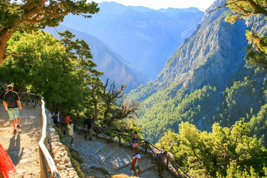 From Chania: Full-Day Samaria Gorge Trek Excursion & Guide - Ferry views and the evening return