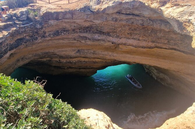 From Faro: Benagil Hiking Cliffs and the 4 Treasure Experience - Praia da Marinha and the first coastal walk