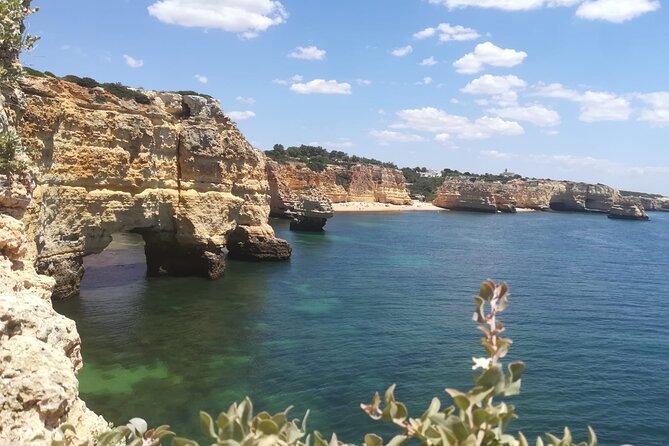 From Faro: Benagil Hiking Cliffs and the 4 Treasure Experience - Algar Seco’s rock windows and sea views