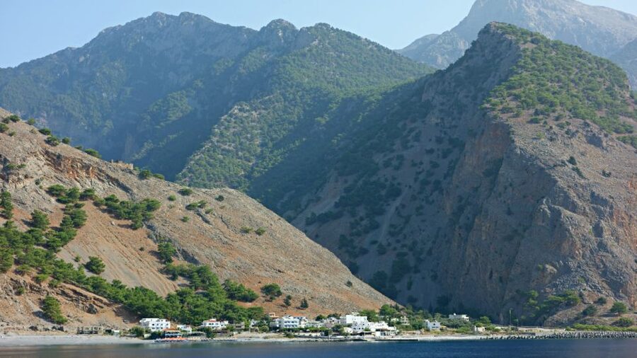 From Heraklion: Samaria Gorge & Agia Roumeli Hiking Day Trip - The ferry to Sfakia and the evening ride home