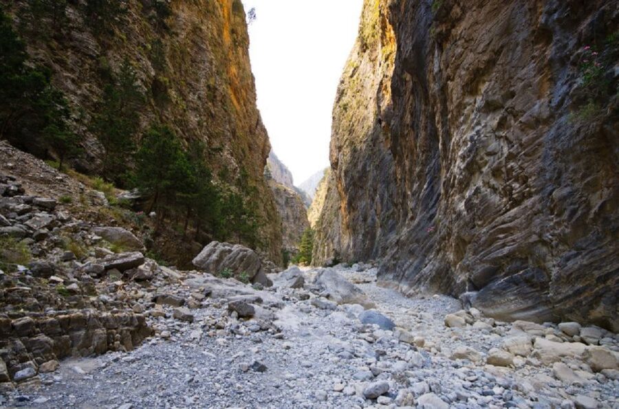From Rethymno: Samariá Gorge Full-Day Hike - Walking through Samariá Gorge