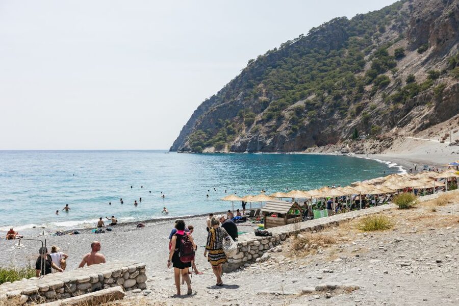 From Rethymno: Samaria Gorge Full-Day Trek, Pickup & Guide - Forest, springs, goats, and the narrow gorge