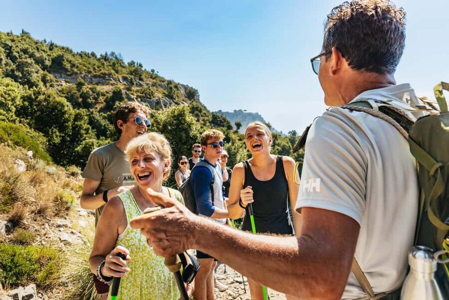 From Sorrento: Path of the Gods Guided Hike with Transfers - Four hours on ancient mule tracks