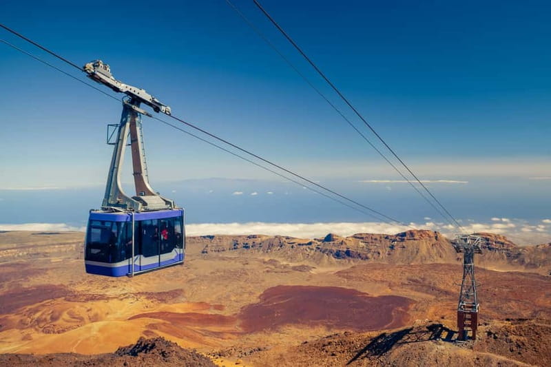 From South Tenerife: Mount Teide Hiking Day Trip & Cable Car - Returning by cable car and visiting Roques de García