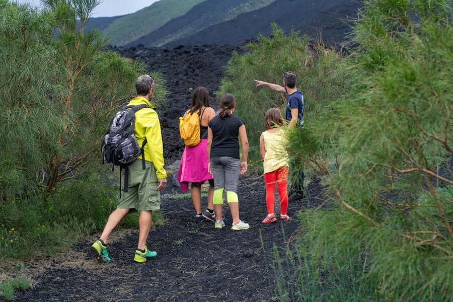 From Taormina: Etna Tour with Hiking, Cave Visit, & Tastings - Pickup from Taormina and the long ride to Etna