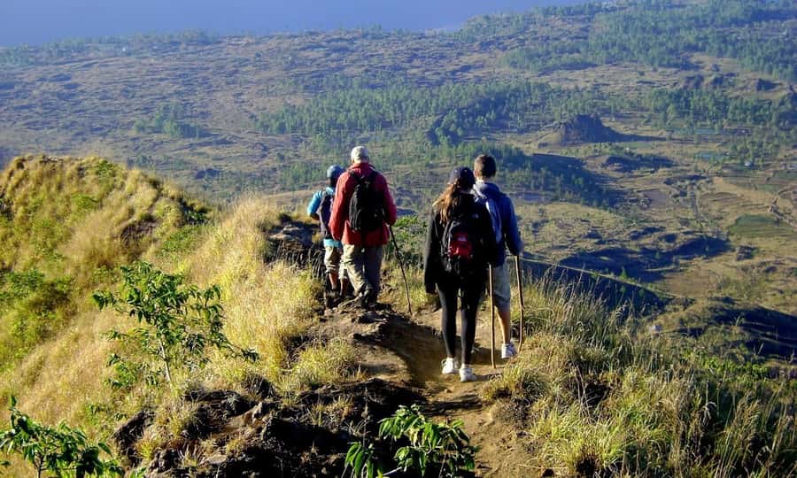 From Ubud: Mount Batur Hiking - Walking Mount Batur before sunrise