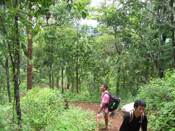 Full Day Trek to Kuang Si Waterfalls, Remote Village - Returning on the Mekong near sunset