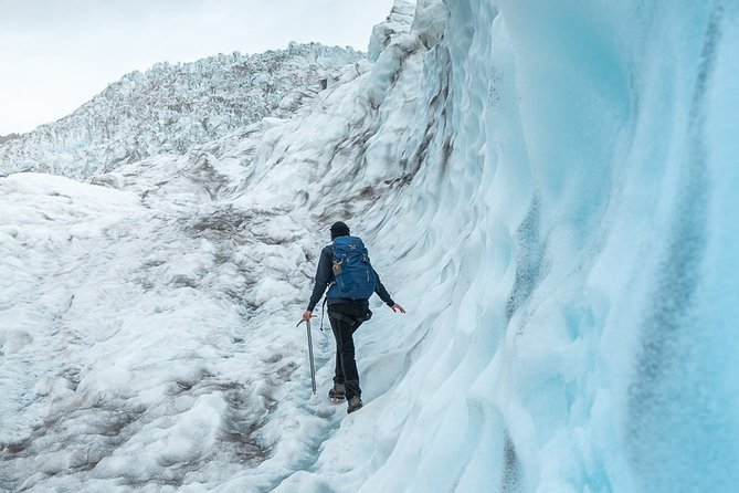 Glacier Hike from Skaftafell - Extra Small Group - Getting fitted with crampons and an ice axe