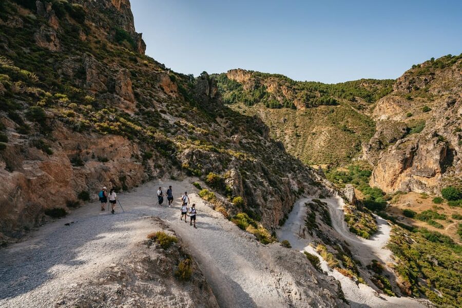 Granada: Los Cahorros de Monachil Canyon Hiking Tour - From Monachil village to the Monachil River