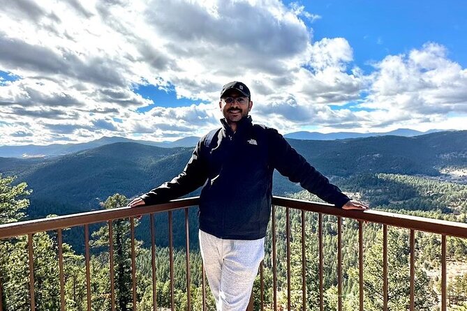 Guided Hiking Tour in Colorado Rocky Mountains View of Mt BlueSky - The payoff: Mt Blue Sky and the foothills below