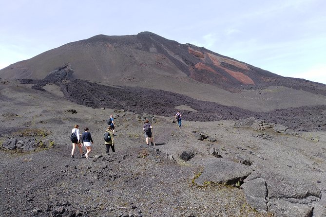 Hike to Pacaya Volcano from Antigua - The volcanic plateau and steaming vents
