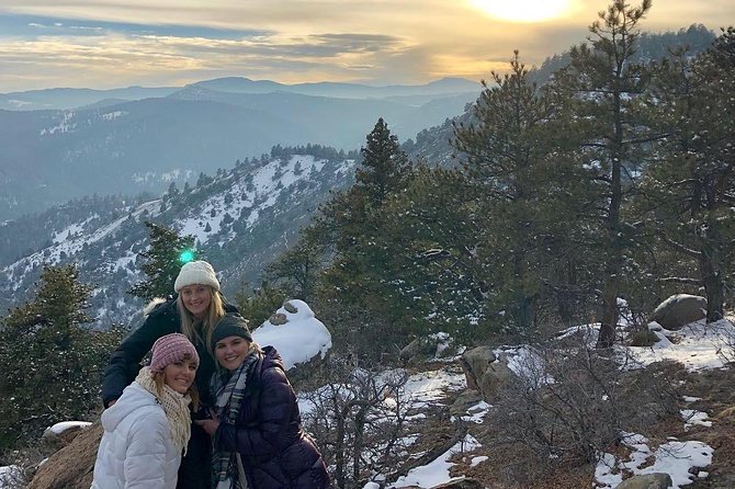 Hiking in the Rockies - Group hike tour near Denver - Winter hikes with Yak Traks and spare layers