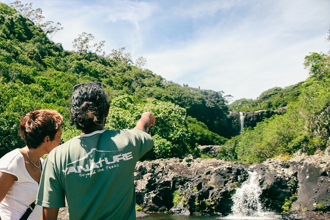 Hiking Sept Cascades (Tamarind Falls) - Half Day - The first paths lead into forest and volcanic rock