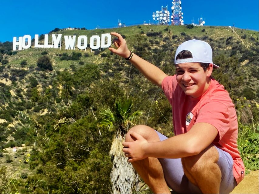 Los Angeles: Front & Back of Hollywood Sign Hike Guided Tour - Downtown, Sunset Strip, and the studio view