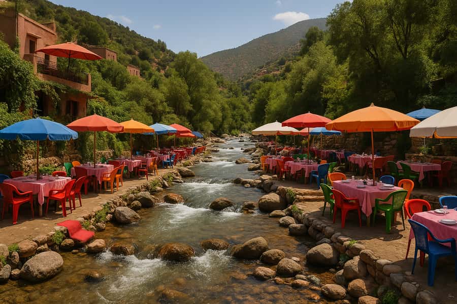 Marrakech: ourika valley lunch & guided hike to waterfalls - The argan cooperative and the first taste of village life
