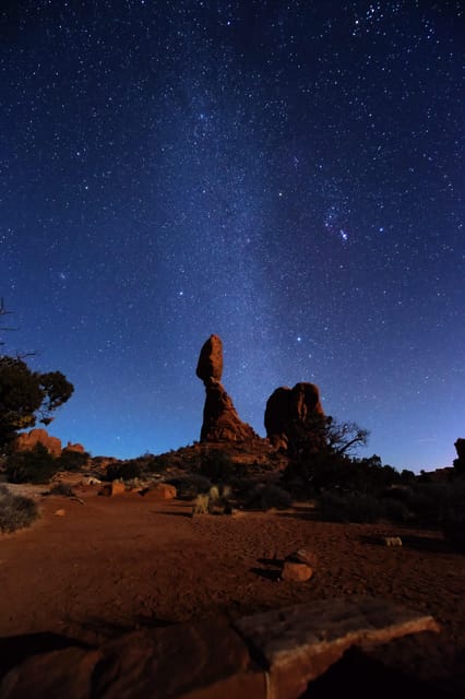 Moab: The Windows Astro-Photography and Stargazing Hike - The North and South Windows after sunset