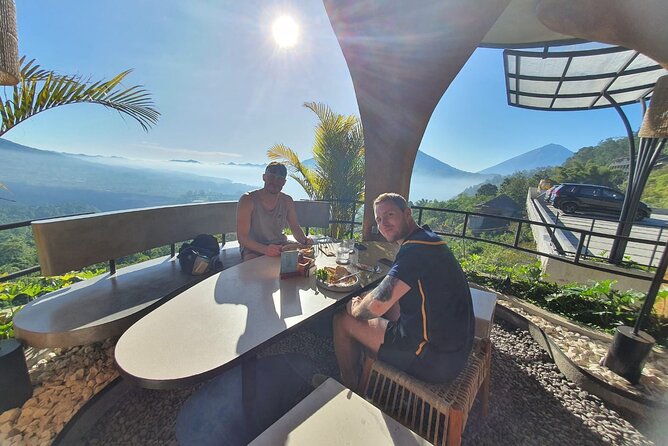 Mount Batur Sunrise Trekking (Private Tour and Breakfast at Restaurant) - Breakfast overlooking Lake Batur