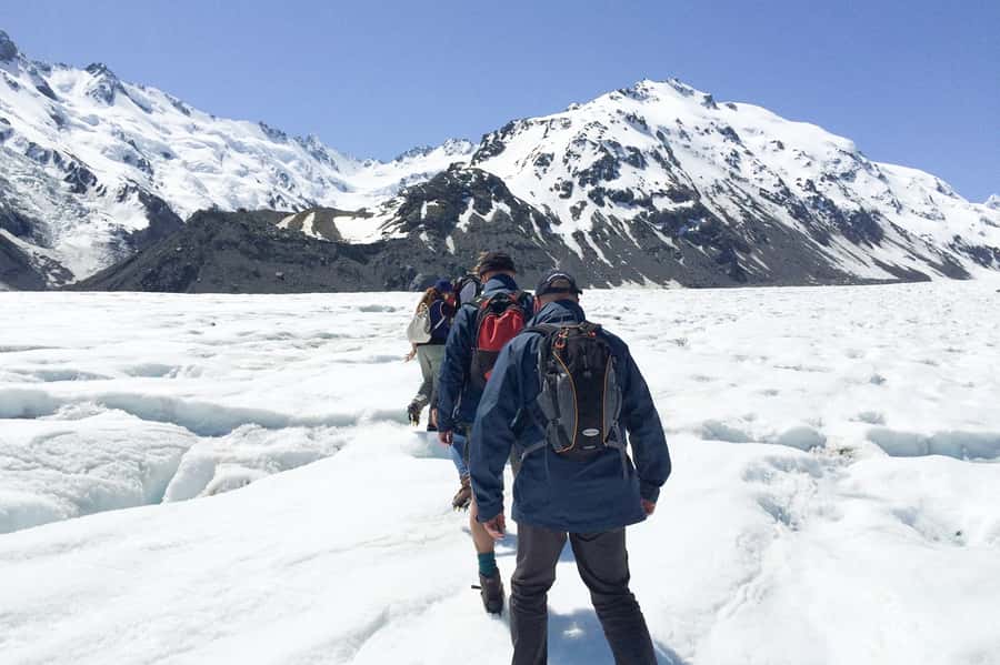 Mount Cook: 3 Hour Heli Hike to the Tasman Glacier - Walking the uneven ice for two hours
